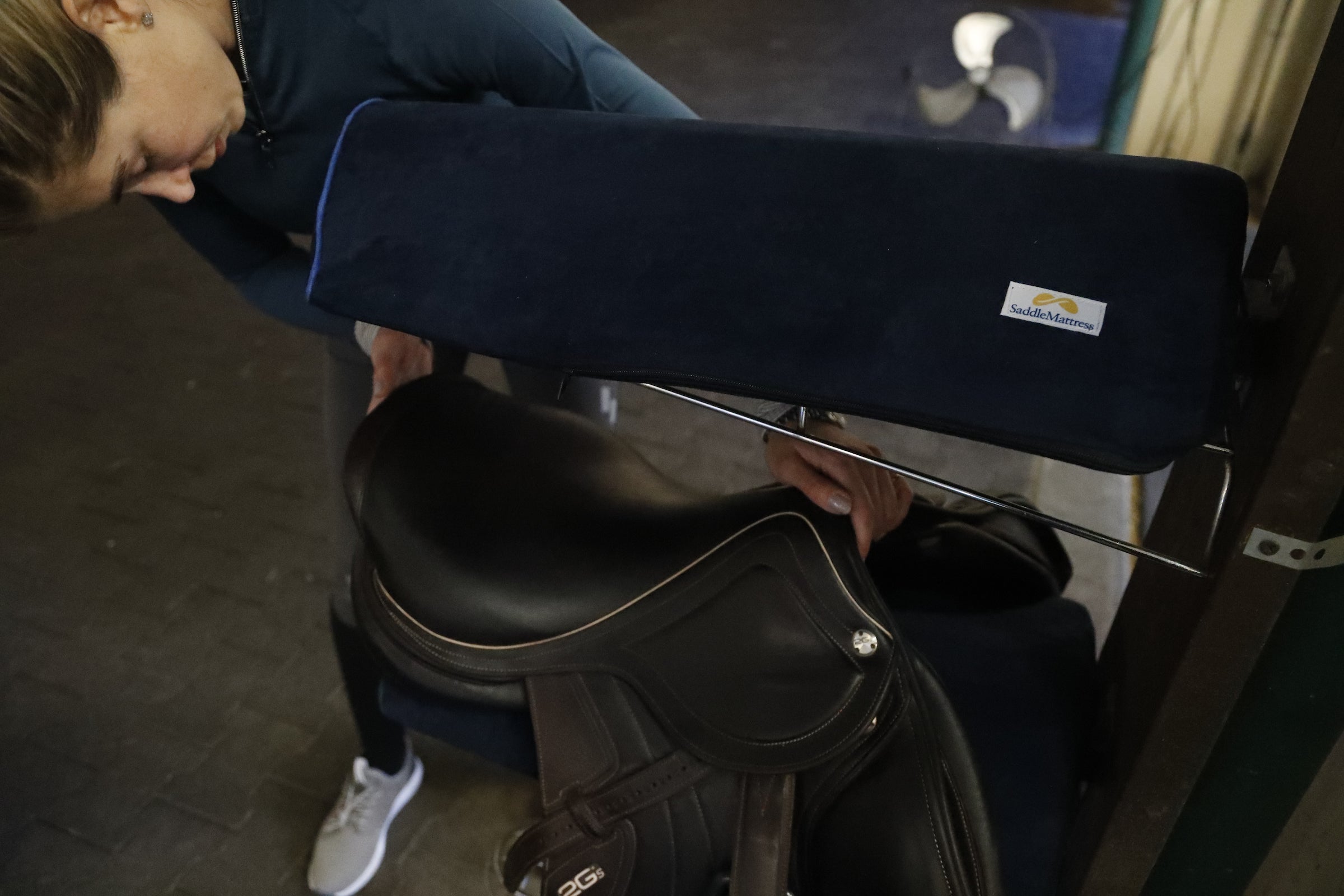 SaddleMattress Supreme - Personalized in Black