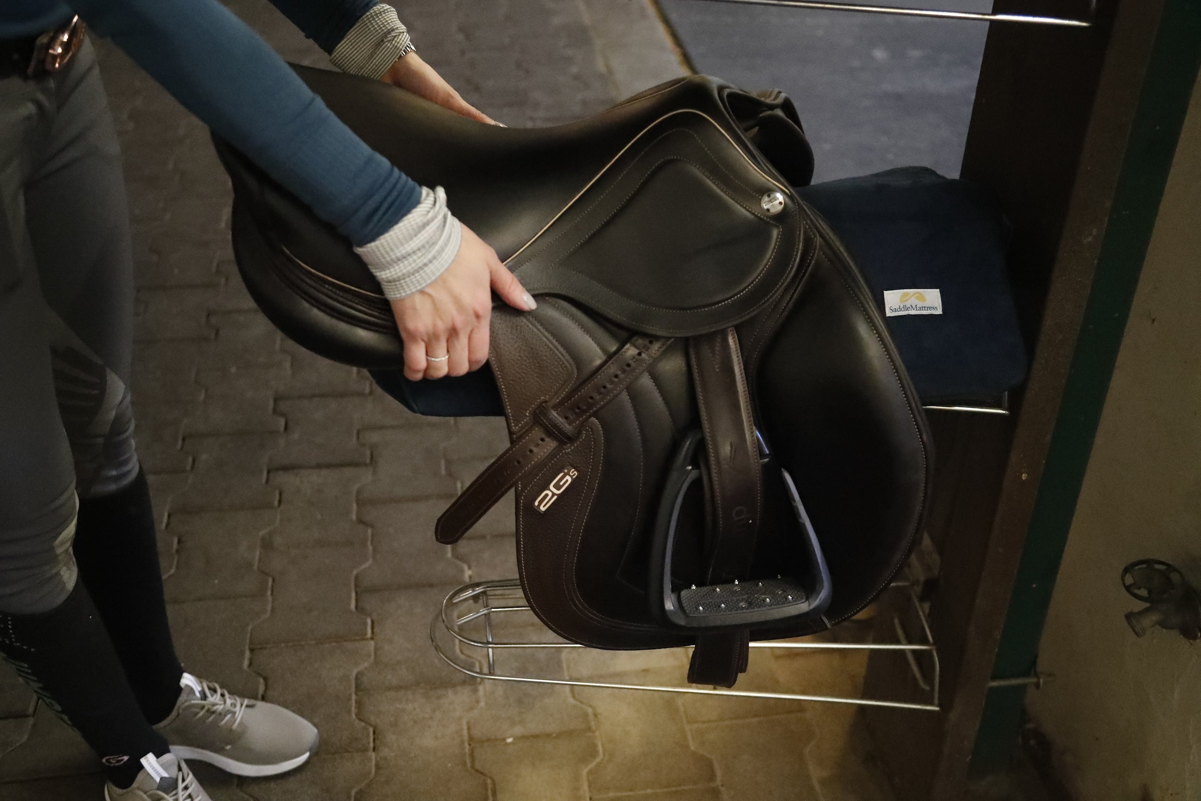 SaddleMattress Supreme - Personalized in Black