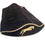 SaddleMattress TM Supreme Gold Horse Bascule with Gold Piping in Black