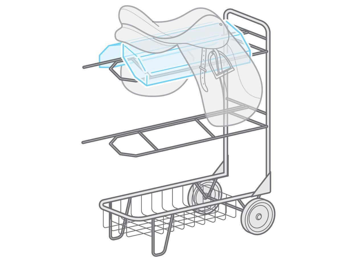 Illustration of Vertex on a Saddle Rack Cart